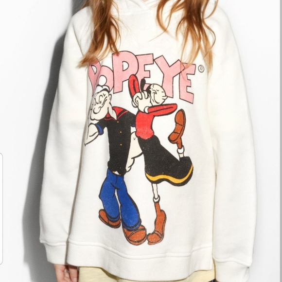 zara popeye sweatshirt
